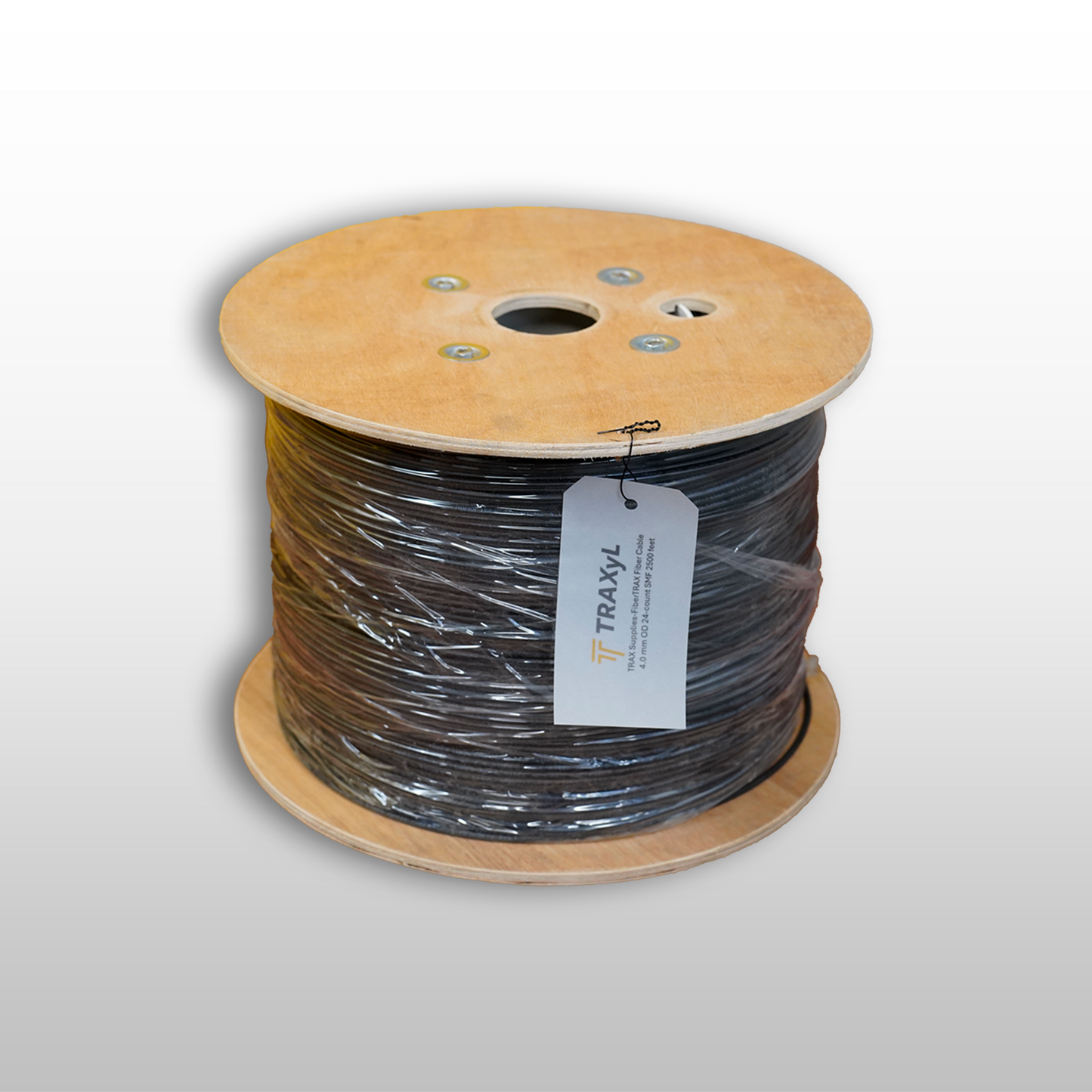 24 count 4 mm single mode armored fiber cable